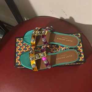 Kurt Geiger multi color sandle’s